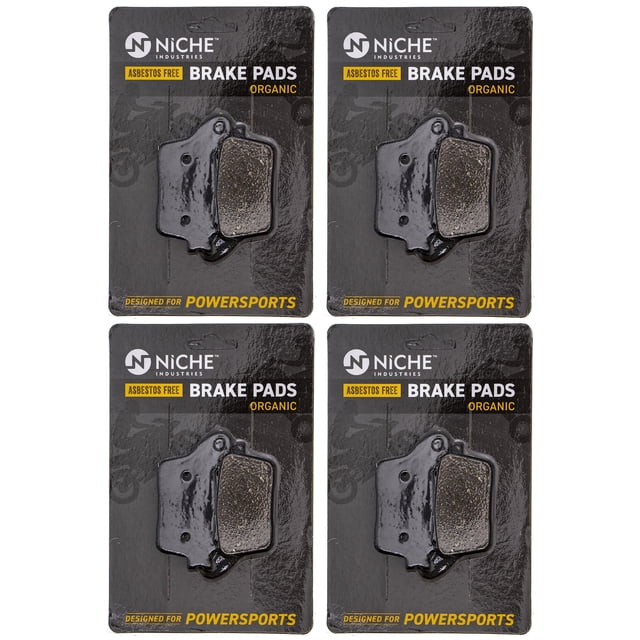 Niche Brake Pad Set for Rear Honda CBR600RR Organic Motorcycle 4 Pack 519-KPA2418D