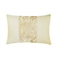 thumbnail image 1 of The HomeCentric Ivory Lumbar Pillow Cover, Textured Ribbon Pillows Cover, Pack of 2, 12"x18" (30x45 cm) Lumbar Pillow Cover, Rectangle Silk Lumbar Pillow Cover, Modern Lumbar - Vintage Ivory Love, 1 of 3
