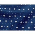 thumbnail image 4 of oneOone Viscose Jersey Fabric Dot & White Heart Print Fabric BTY 60 Inch Wide, 4 of 5