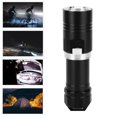 thumbnail image 2 of YUMILI L2 LED Flashlight Waterproof Torch 100M Diving for Camping Stepless Dimming(black), 2 of 7