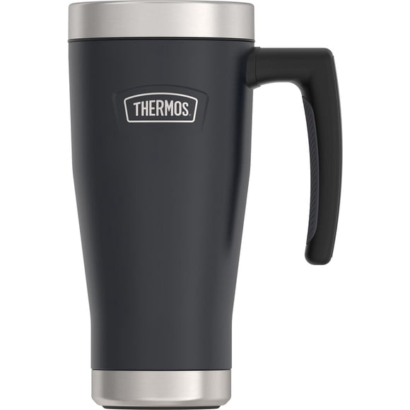 Thermos 16 OZ Icon Series Vacuum Insulated Stainless Steel Travel Mug, Granite