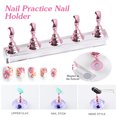 thumbnail image 2 of WIFKLSIIPG Acrylic Nail Display Stand Nail Tip Holder Nail Practice Stand Fingernail, 2 of 2