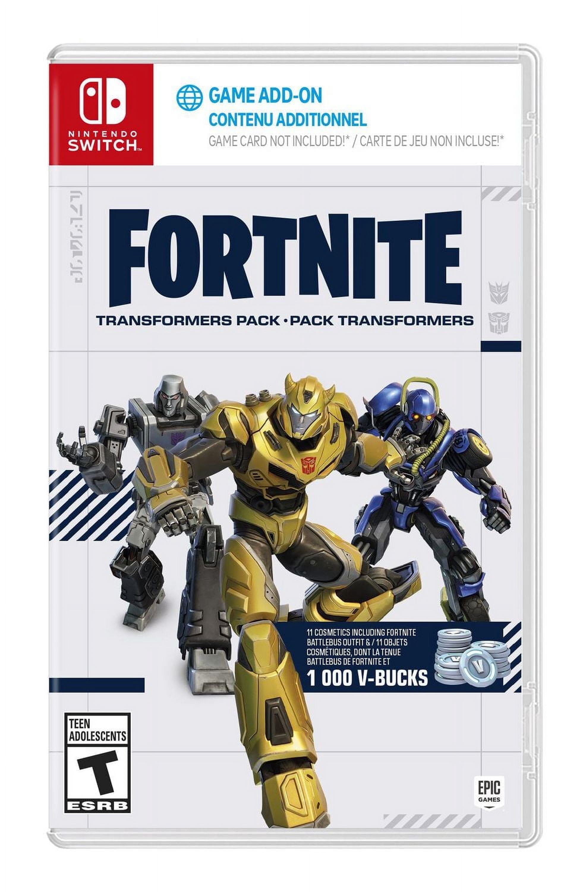 Fortnite - Transformers Pack Code in Box (Nintendo Switch)