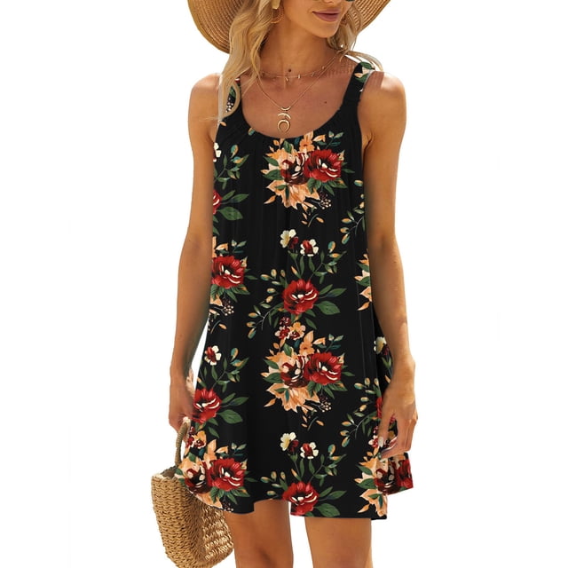 Styesk Robes d'Été pour Femmes Robe de Plage pour Femmes Paréo de Bikini Tenue de Plage Décontractée Vacances Courtes Robes d'Été