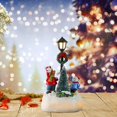 thumbnail image 1 of Elodie Christmas Village Scene Lamp Post Figurine Collectible Resin for Table Decor Style C, 1 of 8