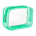 thumbnail image 4 of Clear Makeup Bag Reusable for Women and Men Travel PVC Storage Bag Green, 4 of 8