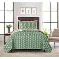 thumbnail image 1 of Mainstays Ensemble courtepointe et drap-housse légers tout-en-un - 5pièces, 1 PL/XL, Floral Vert, 1 of 14