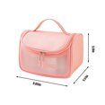 thumbnail image 3 of EGNMCR Translucent Waterproof Cosmetic Bag, Cosmetic Bag Set Frosted Translucent PVC With Zipper Handle Portable Travel Bag, Hangable And Handy Cosmetic Bag,, 3 of 8