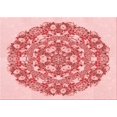 thumbnail image 1 of Ahgly Tapis Rectangulaire Orange Lavable en Machine, 7 Pieds x 10 Pieds, 1 of 7