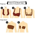 thumbnail image 2 of Amdohai 1 Rouleau Ruban Lift 2,5 M/5 m Ruban pour Seins Femmes Couvre-Tétons Rehausseur Soutien-Gorge Corps Invisible Adhésif Soutiens-Gorge Soutien-Gorge Léger Pasties, 2 of 7