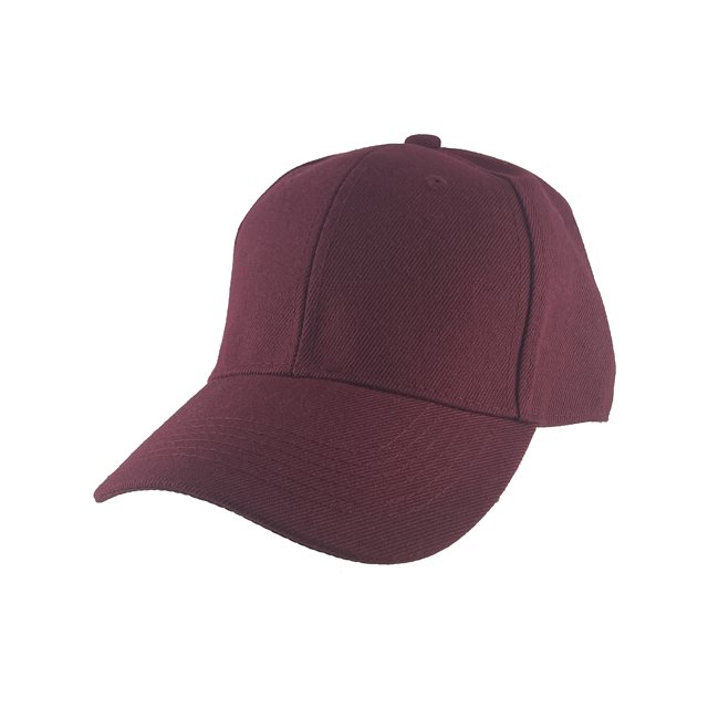 Casquette Ajustée Incurvée Blanche, Bordeaux 7