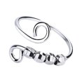 thumbnail image 1 of Anxiety Fidget Ring Women Spinning Rings With Beads Stress Relief Spinning Ring, 1 of 8