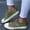 Green, variant on Women Vulcanized Shoes Low-cut Trainers Canvas Flat Shoes Women Casual Vulcanize Shoes Flat Heel Women Shoes