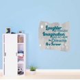 thumbnail image 2 of Les Rêves Sont pour Toujours le Rire Est Intemporel Motivation Citation Sticker Art Mural Designs Vinyl Autocollants pour la Maison Maison Murs Chambres Fenêtres Chambre Décoration Taille (26 X 26 Pouces), 2 of 3
