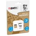 thumbnail image 2 of Emtec CL10 U1 64 GB  Gold Card + Adapter, 2 of 4