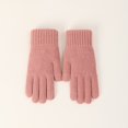 thumbnail image 2 of Knitted Gloves Winter with Fleece Thread Outdoor Windproof and Cold Warm Gloves, 2 of 3
