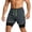 Dark Gray, variant on XiYing Mens Shorts, Men's Quick-Dry Running Shorts with Inner Liner, Breathable Double-Layer Fitness Shorts for Active Sports, Solid Color Casual Gym Shorts, 1 Pack