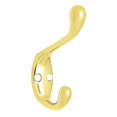 thumbnail image 2 of Wooden Mallet HCR-5BMO 5 Hook Coat Rack in Medium Oak - Brass, 2 of 2