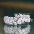 thumbnail image 2 of Gold Plated Adjustable Ring Simulated  CZ Ring for Young Girls Women, 2 of 6