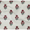 thumbnail image 4 of oneOone Coton Biologique Popeline Sergé Feuilles et Imprimé Floral BTY 42 Pouces de Large, 4 of 5