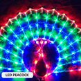 thumbnail image 1 of 1~10PCS LED Decoration Light Peacock Love Five-pointed Star Atmosphere Lamp For Room Christmas Wedding Party Colorful Decorative, 1 of 5