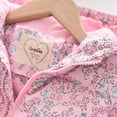 thumbnail image 4 of Veste Chic à Capuche Imprimée pour Bébé Fille - Haut d'Hiver Stylé pour Filles Veste d'Hiver pour Bébé, 4 of 9