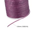 thumbnail image 3 of Unique Bargains Fil à Coudre en Cuir Ciré Violet en Polyester, 98 Yards, 3 of 5