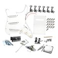 thumbnail image 1 of Milaget DIY Electric Guitar Kits Portable Retro Multifunction Backplate Accesssories white B, 1 of 9