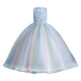thumbnail image 1 of Robes de Cérémonie pour Filles Sans Manches Robe de Bal pour Filles Robe en Tulle pour Filles Robe pour Tout-Petites Fille pour Filles 4-5 Ans, 1 of 9