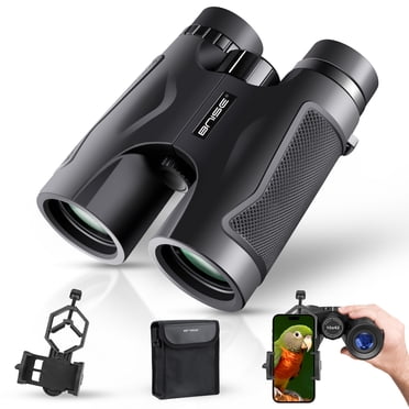 Jumelles pour Adultes, Jumelles Professionnelles 10X42 HD avec Faible Vision Nocturne.bak Lentille FMC à 4 Prismes, Jumelles Télescopiques Optiques Parfaites pour l'Observation des Oiseaux, la Chasse, les Voyages en Plein Air
