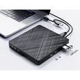 thumbnail image 1 of USB 3.0 External DVDRW Portable +/- RW Drive DVD/CD ROM Player Rewriter Burner Compatible with Laptop/PC for PC/Mac/Linux, 1 of 9