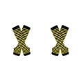 thumbnail image 1 of Maytalsory Bas Longs Épais et Confortables en Polyester Faciles à Assortir Jaune et Noir 2Set, 1 of 6