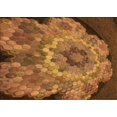 thumbnail image 1 of Ahgly Tapis Rectangulaire Lavable en Machine Intérieur Transitionnel Brun Selle, 6 Pieds x 9 Pieds, 1 of 7