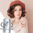 thumbnail image 1 of TIMIFIS Silver Rings New S925 Hummingbird And Flower Ring Ring S925 Sterling Flower And Bird Chunky Ring, Flower Hummingbird Engraved Wide Ring For Wome Valentine'S Day Gift, 1 of 2