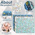 thumbnail image 4 of Wekvgz Fat Quarters Quilting Cotton Non Fade Fabric Squares Practical Fabric Bundles Exquisite Cotton Quilting Fabric Bundles with Pretty Patterns Square Patchwork Fabric for Craft Making, 4 of 9
