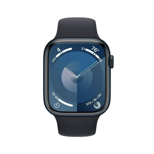Restored Good Apple Watch Series 9 41mm GPS Aluminum Midnight + Midnight Sport Band 64GB (Refurbished)