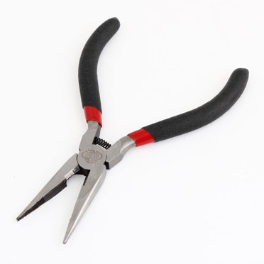 Unique Bargains Plastic Handle Electrician Needle Nose Plier Wire Cutter 5' Long