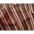 thumbnail image 4 of oneOone Silk Tabby Rust Brown Fabric Stripes Craft Projects Decor Fabric Printed By The Yard 42 Inch Wide-IEO, 4 of 4