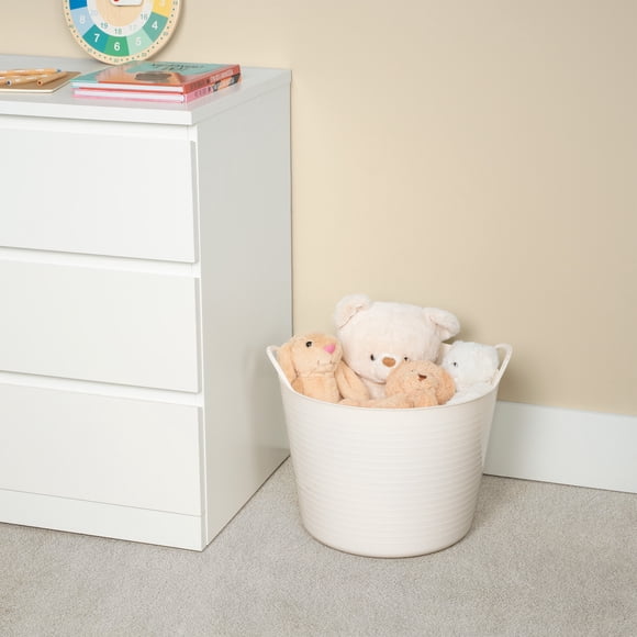 Neatfreak Kids Large Flexible Bin w/ Handles, Plastic Storage Basket