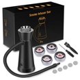 thumbnail image 1 of Fumoir à Cocktail, Outil Électrique Portable pour Aliments et Boissons, Injecteur de Fumée Intérieur et Extérieur Fumoir Portatif(A), 1 of 6