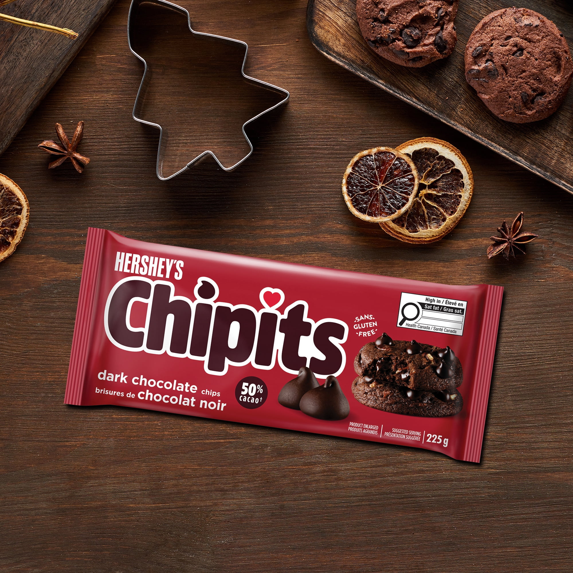 Brisures de chocolat noir HERSHEY'S CHIPITS, 775 g