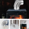 thumbnail image 1 of Becaristey Cheminée d'Évacuation en Acier Inoxydable Multifonctionnelle avec Tuyau de Ventilation Flexible Pratique 6*30 Conduit, 1 of 6