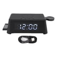 thumbnail image 2 of Wireless Charger, Watertight Charging Port Alarm Clock Wireless Charger Multifunctional Time Data Display  for Phone, 2 of 7