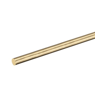 Unique Bargains 6mm Diameter 200mm Length Brass Solid Round Rod for DIY Craft 1 packs