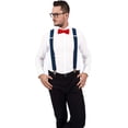 thumbnail image 4 of Little Hand Mens Suspenders Elastic Braces Adjustable Heavy Duty X Shape, 4 of 5