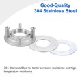 thumbnail image 3 of 2Sets Female Thread Hex Lock Nut 3/4inch (19mm) with 2 Inner Slots Stainless Steel 304 Single Hole Faucet Lock Nuts, 3 of 6