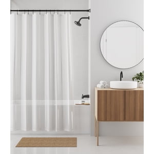Mainstays Poids moyen recyclé PEVA Linge de douche, dégagé