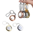 thumbnail image 4 of WIFKLSIIPG Tape Measure Keychains Functional Mini Retractable Measuring Tape Keychains 2M Stainless Steel Tape Measure Measuring Tape(Silver), 4 of 7