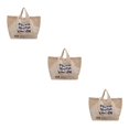 thumbnail image 3 of Transemion Fashionable Style Female Shoulder Bag With Wide Application Large Capacity Canvas Shoulder Bag white 3Set, 3 of 6