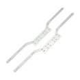 thumbnail image 3 of Yinanstore 2 Pieces RC Chassis Frame Rails for MN98 MN99S Parts 1:12 Scale RC Car Hobby argent, 3 of 8
